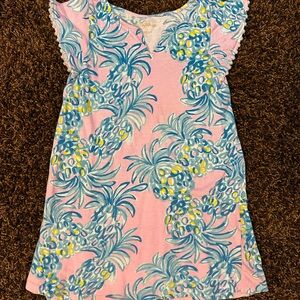 Lilly Pulitzer Pink and Blue Swirl Dress